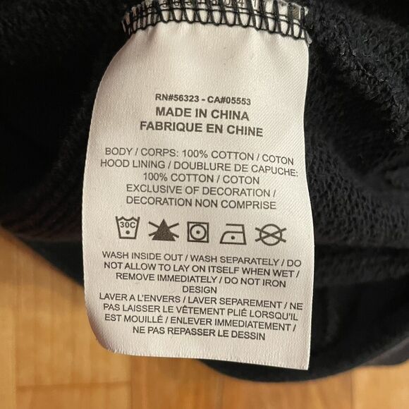 Nike Sportswear Hoodie Mirrored GraphicCJ5048 010 Big Swoosh Logo Pullover XXL‎ - Picture 5 of 10